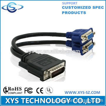 dms-59 male to dual vga splitter cable